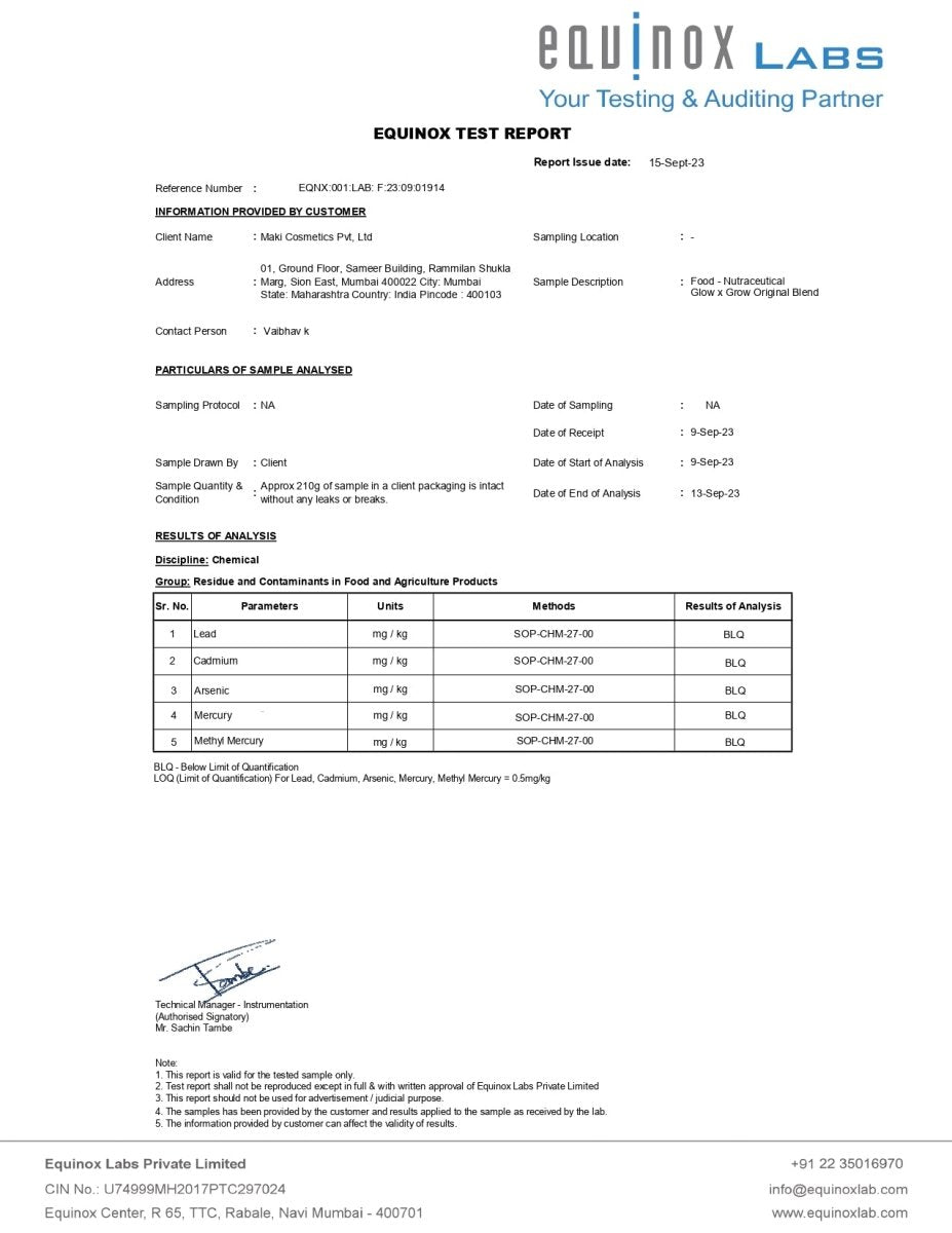 Glow x Grow: The Original Blend (30 Sachets) - Dr. Su Formulations