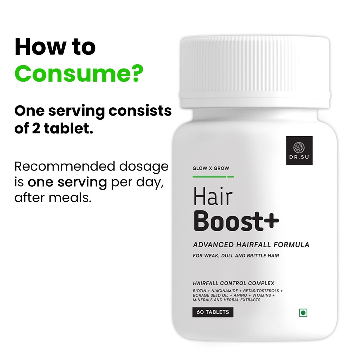 Dr. Su Hair Boost+ (30 Servings) - Dr. Su Formulations