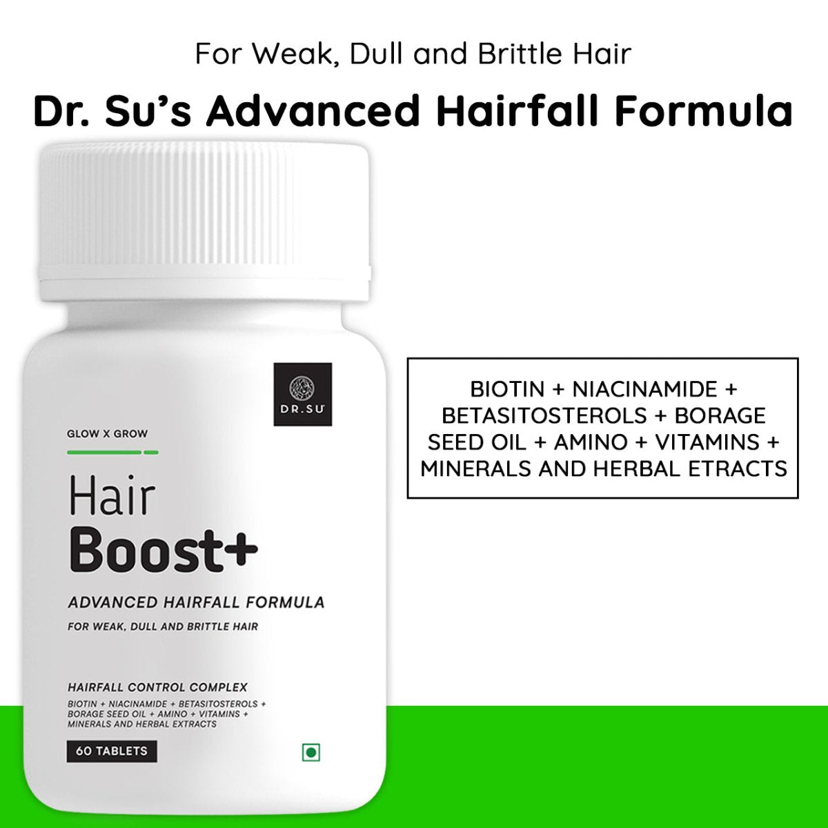 Dr. Su Hair Boost+ (30 Servings) - Dr. Su Formulations