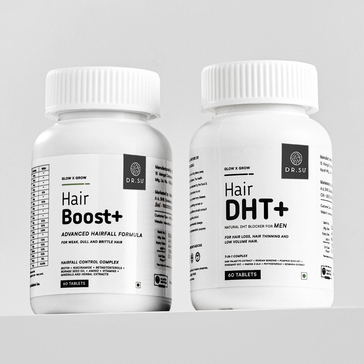 Dr. Su Hair Boost+ Combo For Men - Dr. Su Formulations