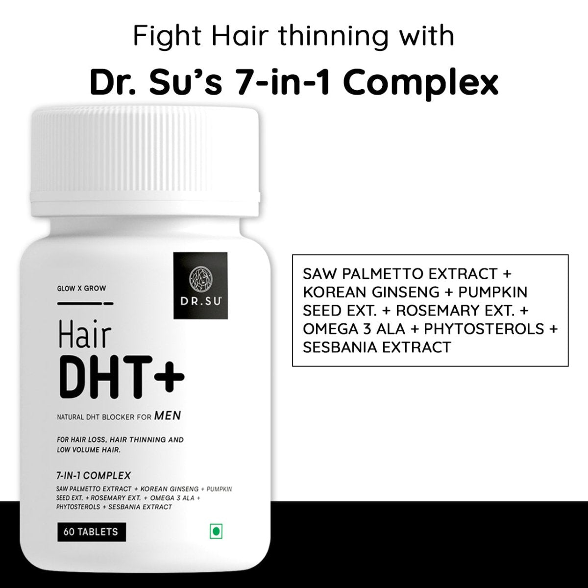 Dr. Su Hair Boost+ Combo For Men - Dr. Su Formulations