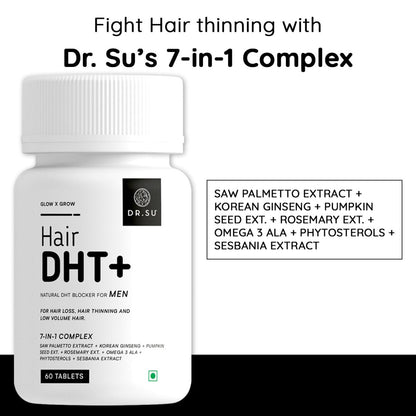 Dr. Su Hair DHT+ for Men (30 Servings) - Dr. Su Formulations