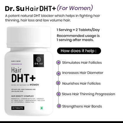 Dr. Su Hair DHT+ for Women (30 Servings) - Dr. Su Formulations