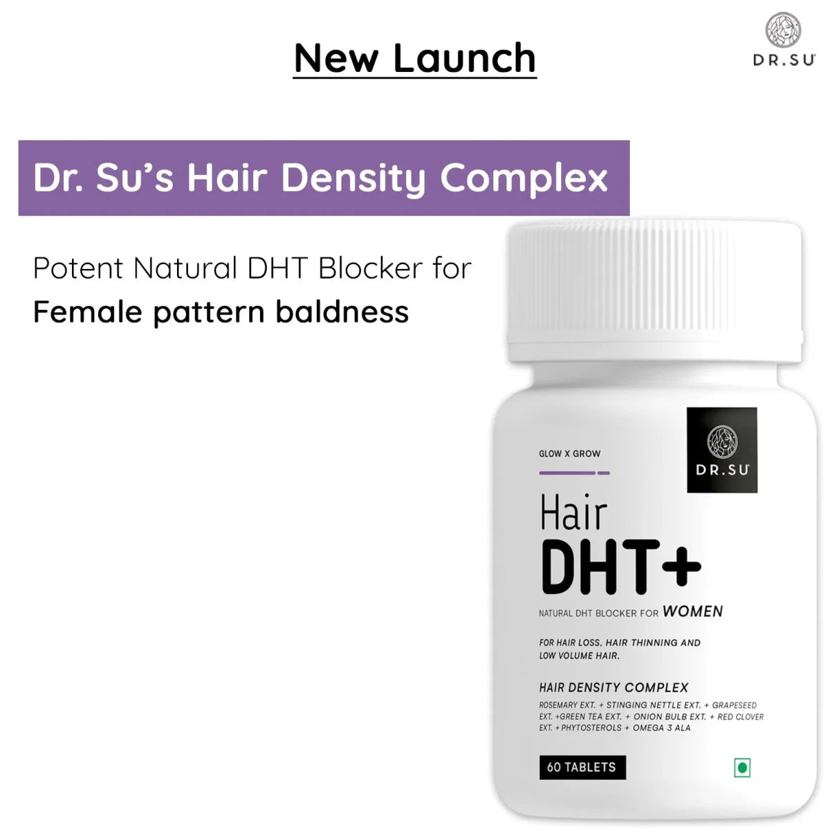 Dr. Su Hair DHT+ for Women (30 Servings) - Dr. Su Formulations